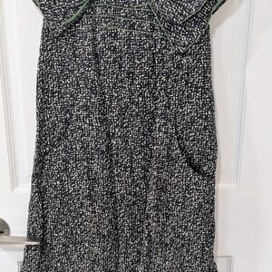 Elegant Black and White Women's Dress